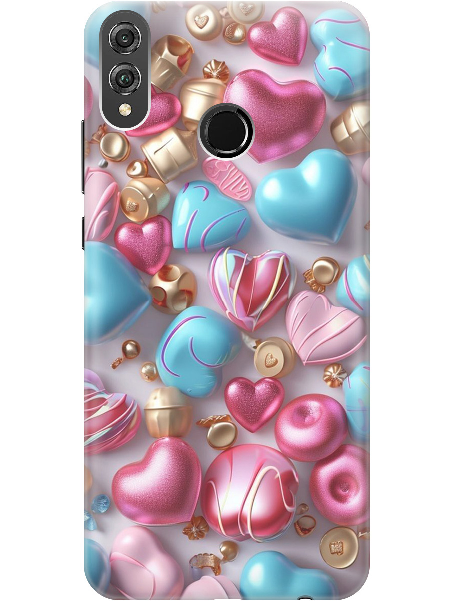 Силиконовый чехол на Honor 8X с принтом "Конфеты и сердечки", Прозрачный;голубой;розовый, 719355591
Силиконовый чехол на Honor 8X с принтом "Конфеты и сердечки", Прозрачный;голубой;розовый, 719355591