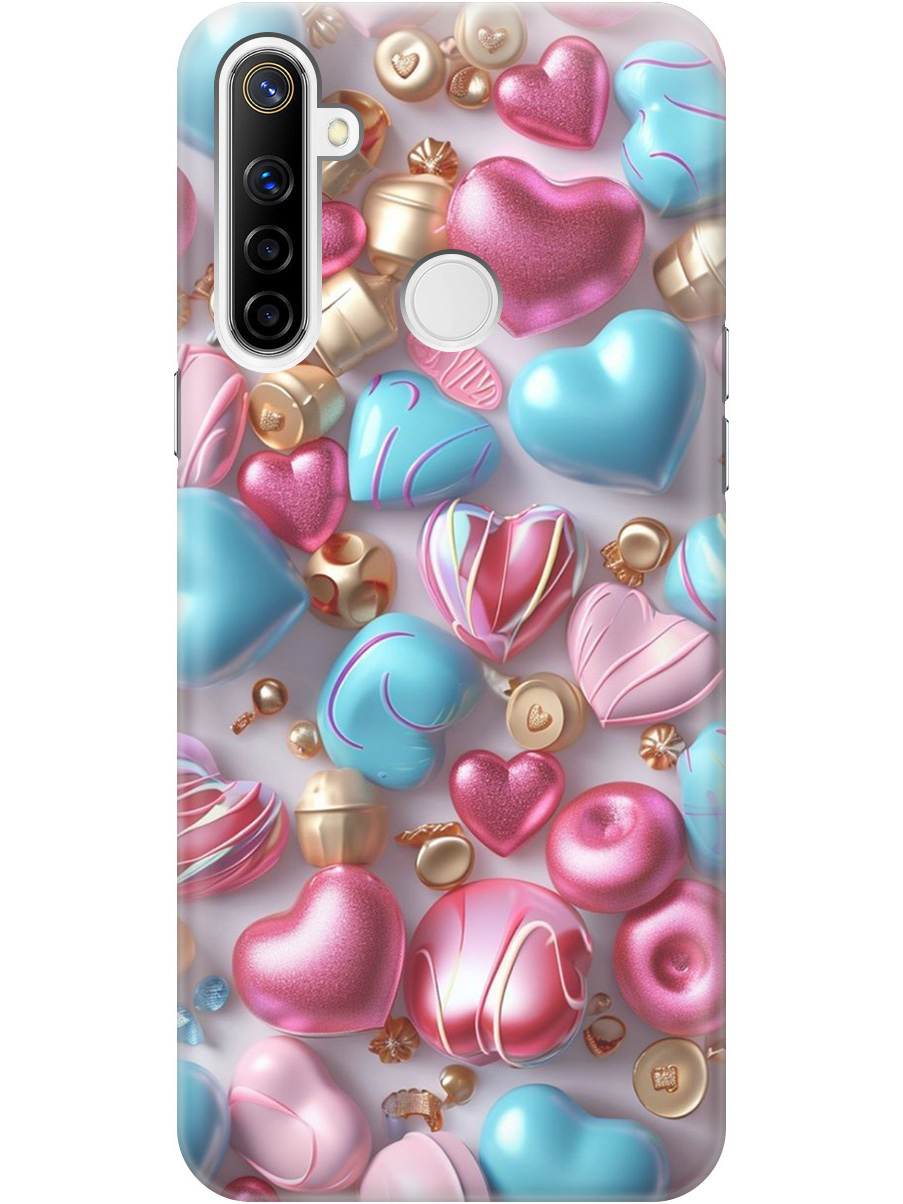Силиконовый чехол на realme 5 / 6i / C3 с принтом "Конфеты и сердечки", Прозрачный;голубой;розовый, 726149691
Силиконовый чехол на realme 5 / 6i / C3 с принтом "Конфеты и сердечки", Прозрачный;голубой;розовый, 726149691