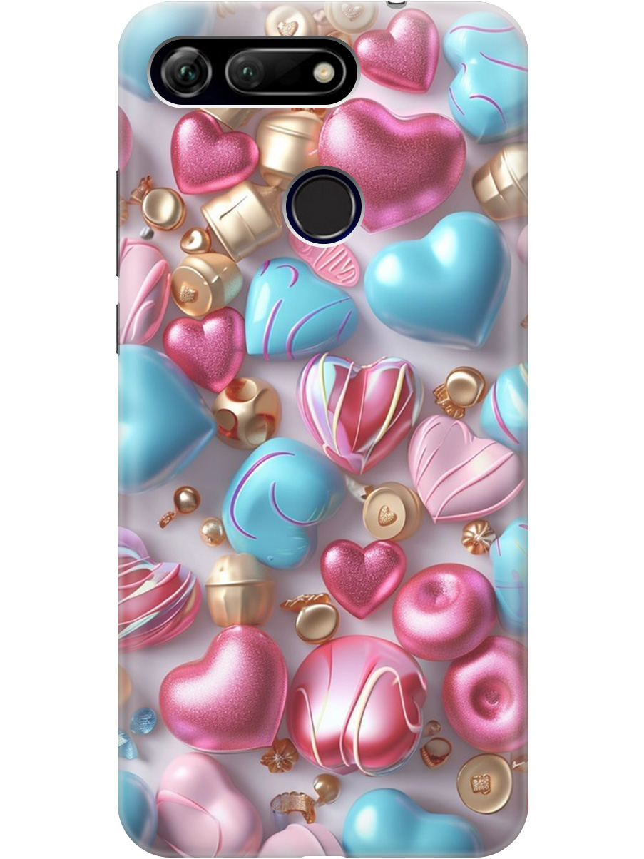 Силиконовый чехол на Honor View 20 (V20) с принтом "Конфеты и сердечки", Прозрачный;голубой;розовый, 720257791
Силиконовый чехол на Honor View 20 (V20) с принтом "Конфеты и сердечки", Прозрачный;голубой;розовый, 720257791