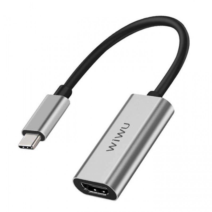 Адаптер-переходник WiWU Alpha Type-C to HDMI Adapter Grey
Адаптер-переходник WiWU Alpha Type-C to HDMI Adapter Grey