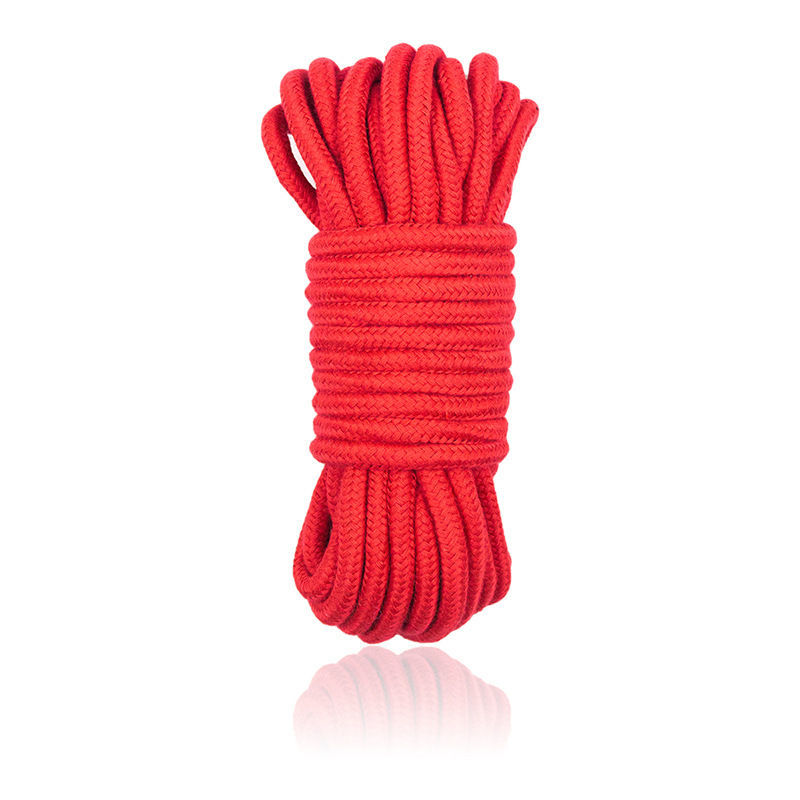 фото Хлопковая верёвка для бондажа kissexpo красная 5 метров
