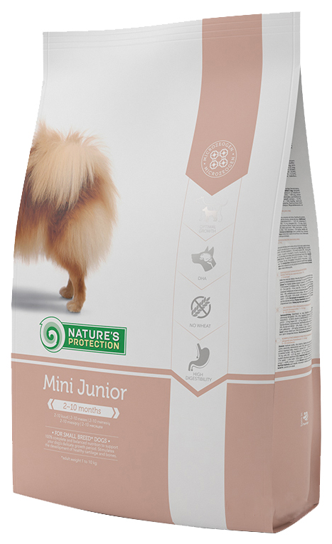 Сухой корм для щенков Nature’s Protection Mini Junior, для мелких пород, птица, 2кг, Mini Junior
Сухой корм для щенков Nature’s Protection Mini Junior, для мелких пород, птица, 2кг, Mini Junior