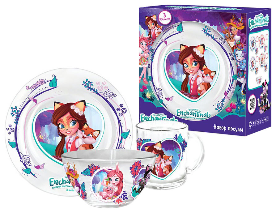 фото Набор для кормления приор групп энчантималс - лисенок стекло