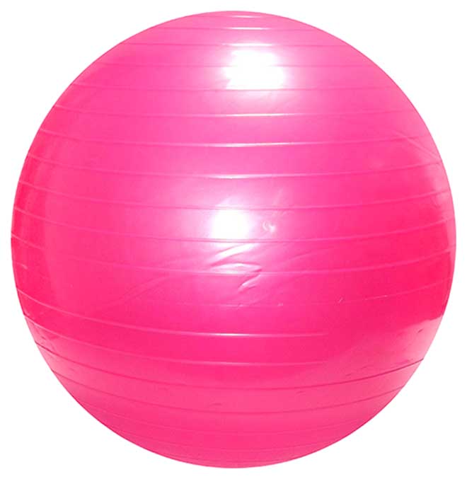 фото Мяч гимнастический shantou gepai it104657, розовый, 55 см