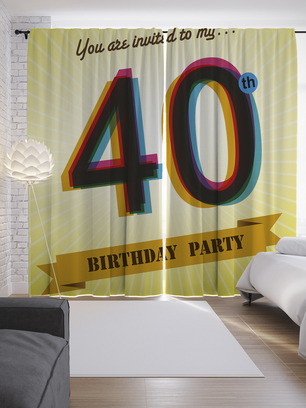 Шторы JoyArty с фотопечатью "Золотое 40-летие" из сатена, 290х265 см, Золотое 40-летие
Шторы JoyArty с фотопечатью "Золотое 40-летие" из сатена, 290х265 см, Золотое 40-летие