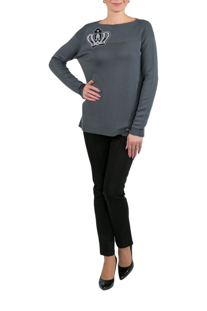 Джемпер женский LE FATE LF5049B_3 серый 46, LF5049B_3
Джемпер женский LE FATE LF5049B_3 серый 46, LF5049B_3