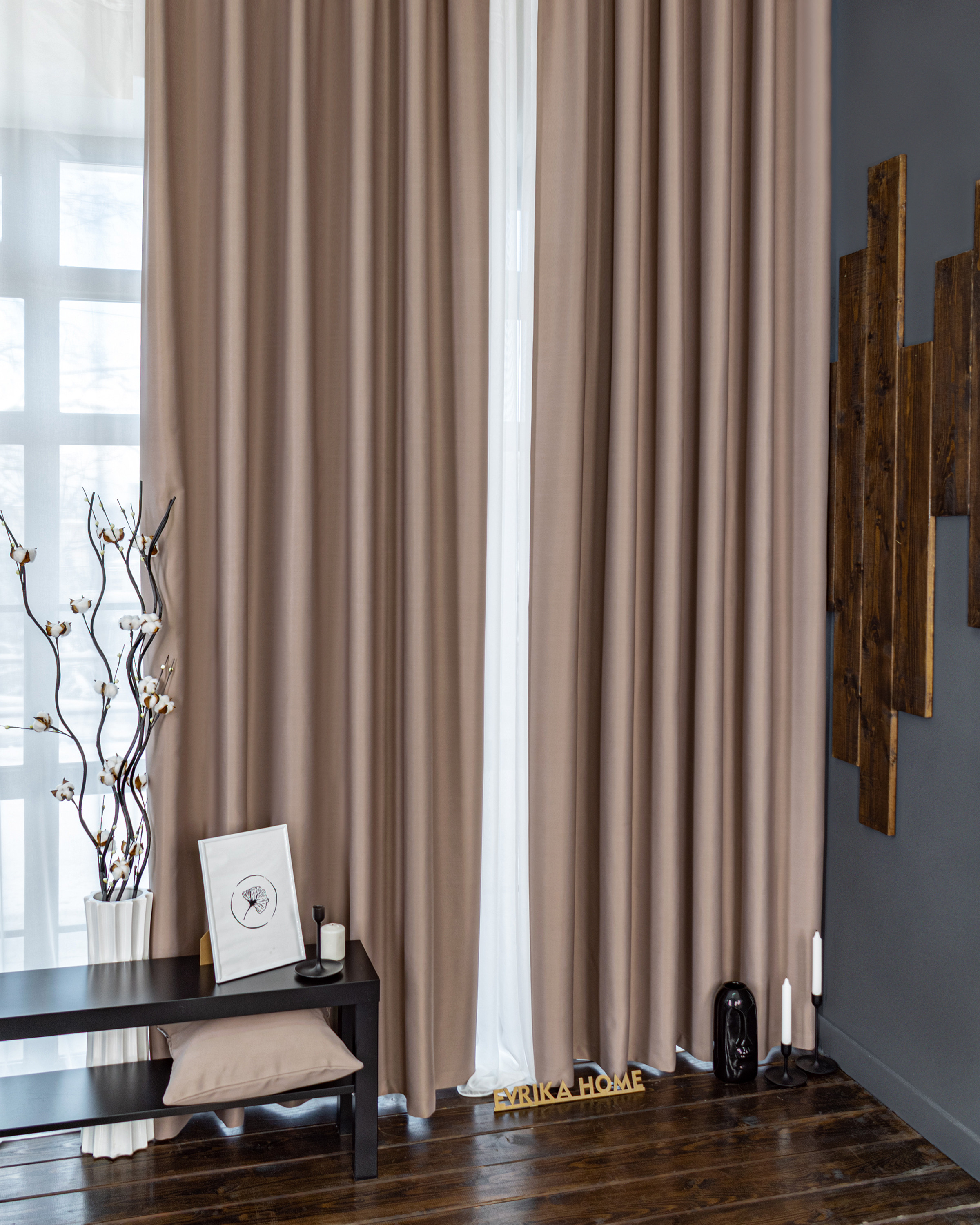 Комплект штор Блэкаут для комнаты на люверсах 150х275 Evrika Home Амадео светло-розовый, Амадео люв 2ш
Комплект штор Блэкаут для комнаты на люверсах 150х275 Evrika Home Амадео светло-розовый, Амадео люв 2ш