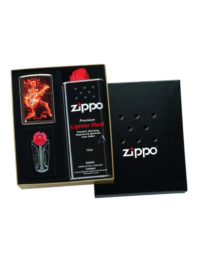 Набор ZIPPO: зажигалка 218 Guitarist бензиновая, топливо, кремний для зажигалки, 218 Guitarist
Набор ZIPPO: зажигалка 218 Guitarist бензиновая, топливо, кремний для зажигалки, 218 Guitarist