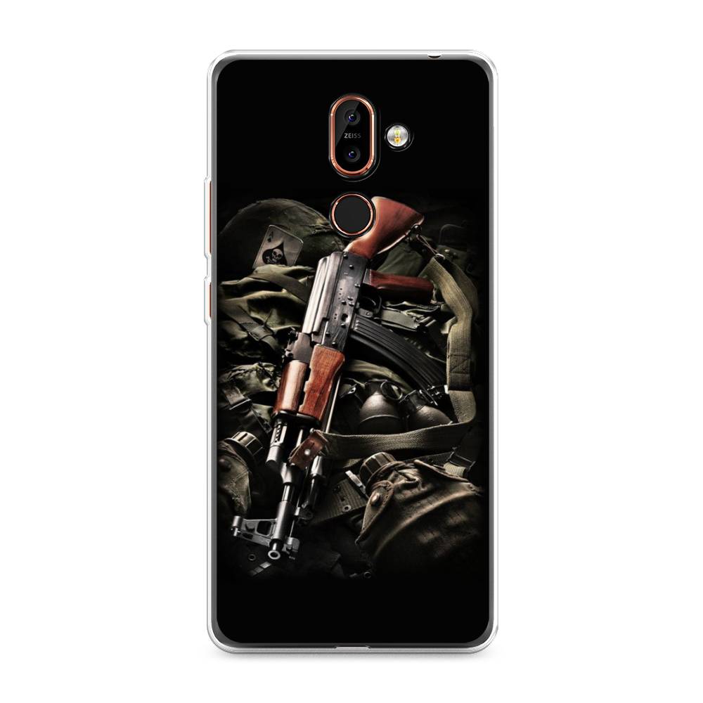 Чехол Awog на Nokia 7 plus / Нокиа 7 plus "Автомат", Черный;коричневый;серый, 121050-5
Чехол Awog на Nokia 7 plus / Нокиа 7 plus "Автомат", Черный;коричневый;серый, 121050-5