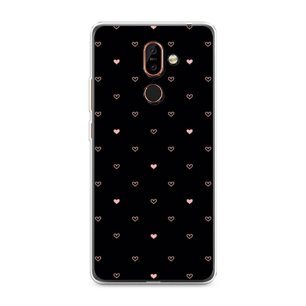 Чехол Awog на Nokia 7 plus / Нокиа 7 plus "Черный фон и сердечки", Розовый;серый;черный, 121050-3
Чехол Awog на Nokia 7 plus / Нокиа 7 plus "Черный фон и сердечки", Розовый;серый;черный, 121050-3