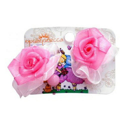 Резинка детская Fashion&Care Модница с текстильными украшениями, Разноцветный 
Резинка детская Fashion&Care Модница с текстильными украшениями, Разноцветный