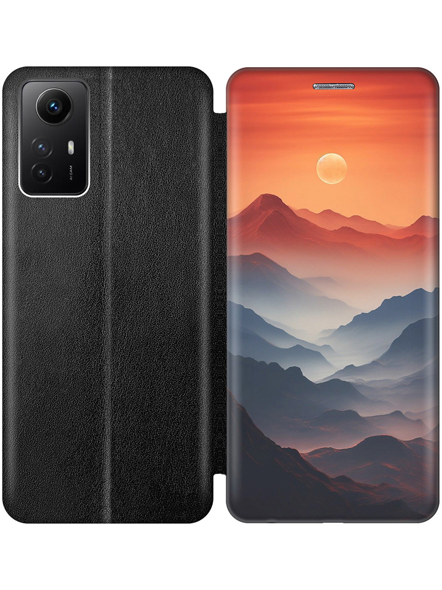 Чехол-книжка на Xiaomi Redmi Note 12s с принтом "Луна над горами" черный, Оранжевый;черный, 778676910
Чехол-книжка на Xiaomi Redmi Note 12s с принтом "Луна над горами" черный, Оранжевый;черный, 778676910