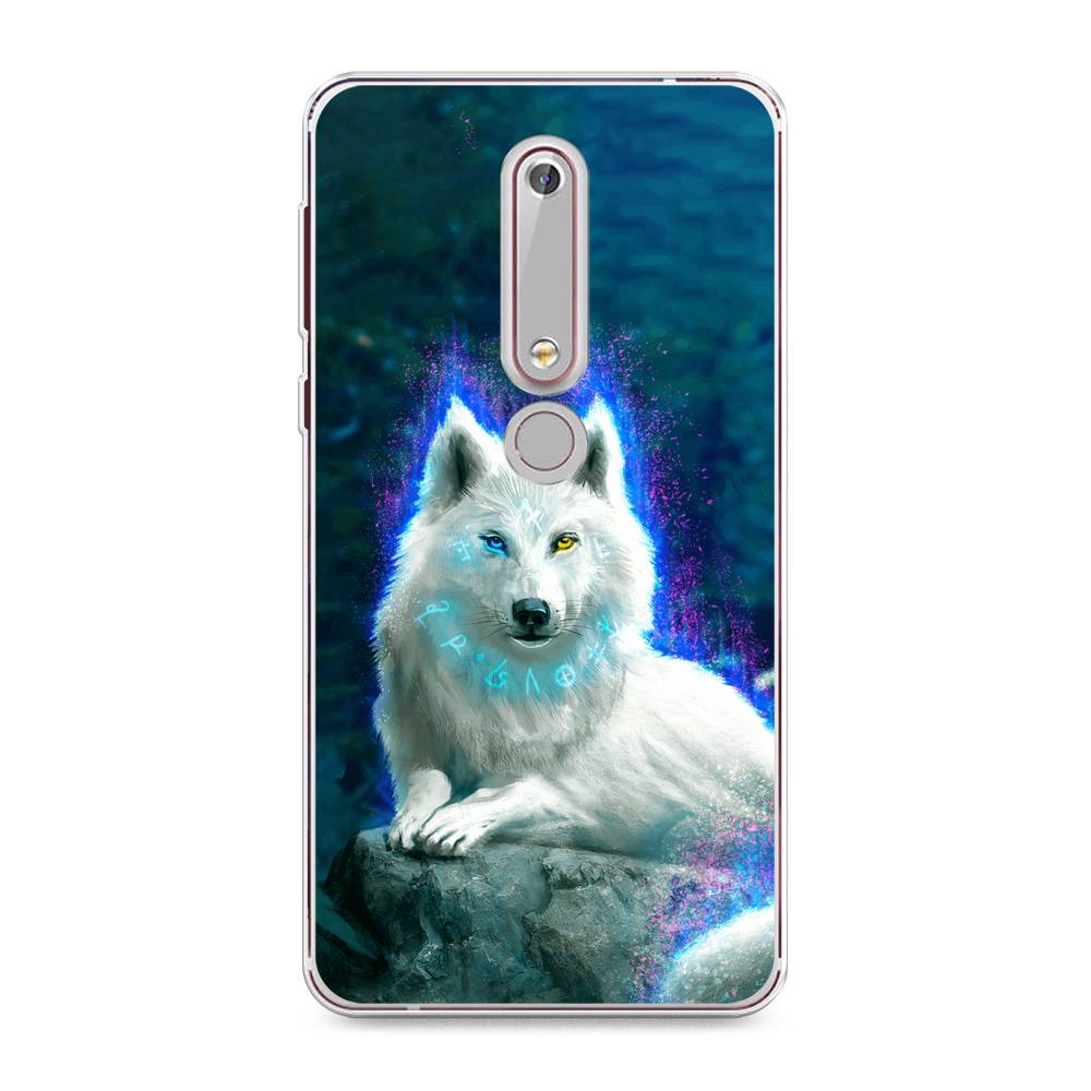 Чехол Awog на Nokia 6 2018 / Нокиа 6 2018 "Белоснежный волк", Белый;зеленый;фиолетовый, 120950-2
Чехол Awog на Nokia 6 2018 / Нокиа 6 2018 "Белоснежный волк", Белый;зеленый;фиолетовый, 120950-2