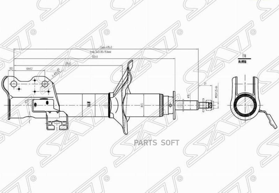 Стойка Передняя Nissan Ad/Presea/Pulsar/Sentra/Sunny/Wingroad 90-96 Rh (правый) Sat арт. S
Стойка Передняя Nissan Ad/Presea/Pulsar/Sentra/Sunny/Wingroad 90-96 Rh (правый) Sat арт. S