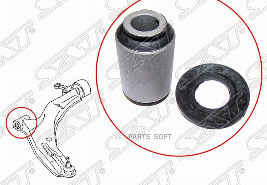 SAT ST-55044-4M410 Сайлентблок передний переднего нижнего рычага Nissan Sunny B15 /Sylphy
SAT ST-55044-4M410 Сайлентблок передний переднего нижнего рычага Nissan Sunny B15 /Sylphy