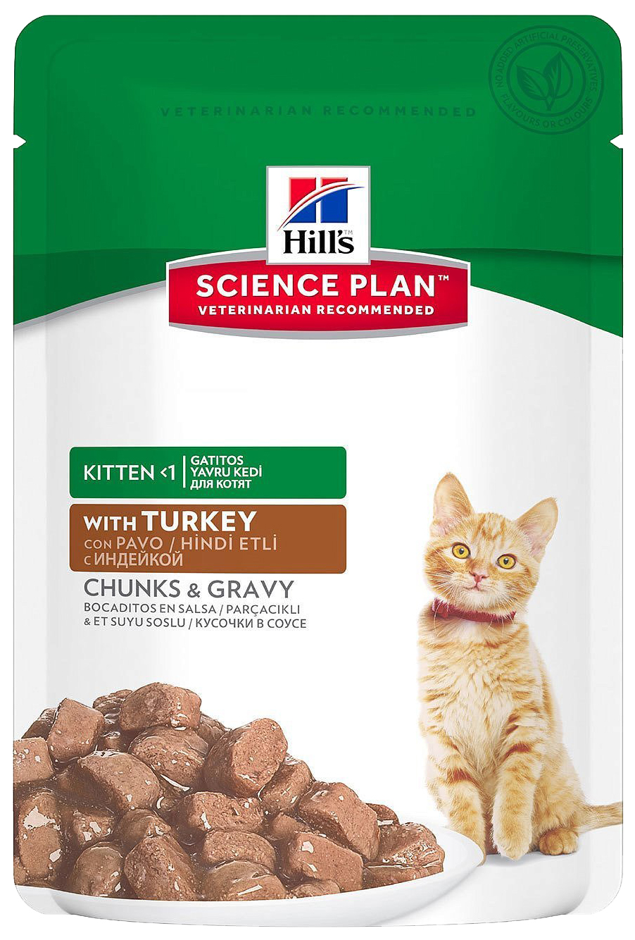 Влажный корм для котят Hill's Science Plan Kitten, индейка, 85г, Science Plan Kitten
Влажный корм для котят Hill's Science Plan Kitten, индейка, 85г, Science Plan Kitten