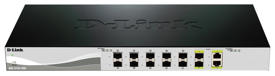 Коммутатор D-Link DXS-1210-12SC Black, DXS-1210 
Коммутатор D-Link DXS-1210-12SC Black, DXS-1210