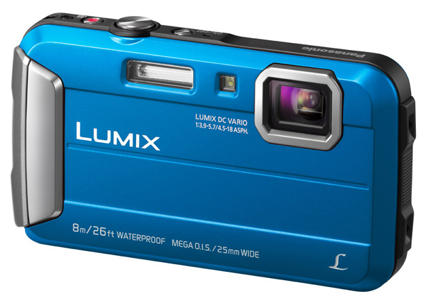 фото Фотоаппарат цифровой компактный panasonic lumix dmc-ft30 blue
