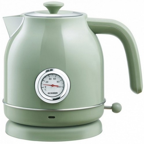 фото Чайник электрический xiaomi ocooker retro kitchen electric kettle green