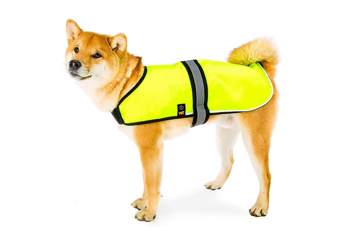 фото Светящаяся попона для собак ferplast radius coat led длина спины 30 см