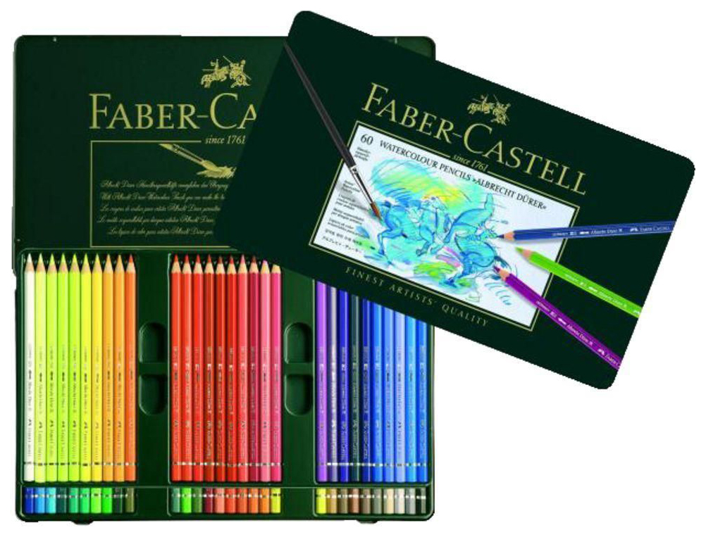 Акварельные карандаши Faber-Castell ALBRECHT DURER в металлической коробке, 60 шт, Белый;желтый;красный;оранжевый;голубой;синий;зеленый;коричневый;черный;серебристый;серый;бордовый;розовый;фиолетовый;бирюзовый, ALBRECHT DURER
Акварельные карандаши Faber-Castell ALBRECHT DURER в металлической коробке, 60 шт, Белый;желтый;красный;оранжевый;голубой;синий;зеленый;коричневый;черный;серебристый;серый;бордовый;розовый;фиолетовый;бирюзовый, ALBRECHT DURER