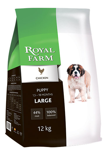 Сухой корм для щенков ROYAL FARM Puppy Large, для крупных пород, курица, 12кг, Puppy Large
Сухой корм для щенков ROYAL FARM Puppy Large, для крупных пород, курица, 12кг, Puppy Large