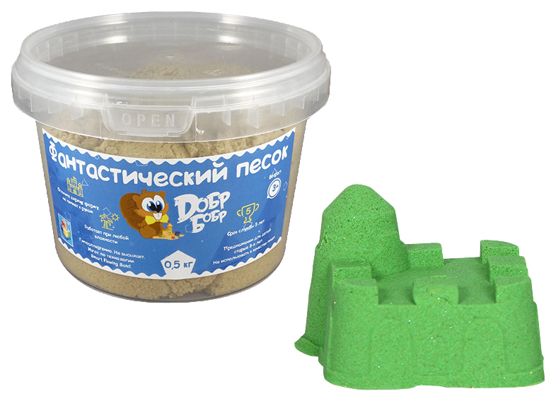 Кинетический и космический песок 1TOY Бобр Добр зеленый 500 г, Фантастический песок
Кинетический и космический песок 1TOY Бобр Добр зеленый 500 г, Фантастический песок