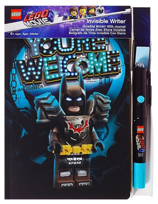 Записная книжка LEGO Movie 2. Batman, 96 лист. линейка, ручка с невидимыми чернила...
Записная книжка LEGO Movie 2. Batman, 96 лист. линейка, ручка с невидимыми чернила...