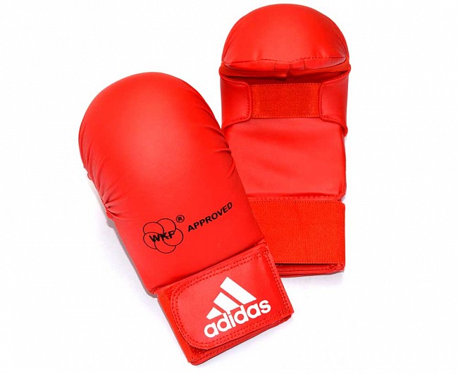 фото Снарядные перчатки adidas wkf bigger, красный, s