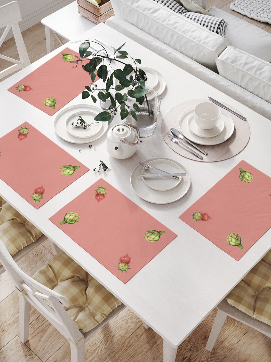 JoyArty Комплект салфеток для сервировки стола «Вкусный артишок» (32х46 см, 4 шт.), Розовый;зеленый;красный
JoyArty Комплект салфеток для сервировки стола «Вкусный артишок» (32х46 см, 4 шт.), Розовый;зеленый;красный