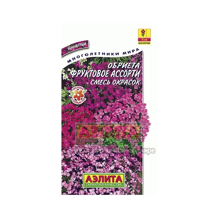 Семена обриета Аэлита Фруктовое ассорти смесь окрасок 55927 1 уп.
Семена обриета Аэлита Фруктовое ассорти смесь окрасок 55927 1 уп.