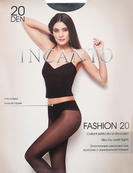 Колготки женские Incanto Fashion 20 черные (M, Черный, Fashion 20
Колготки женские Incanto Fashion 20 черные (M, Черный, Fashion 20