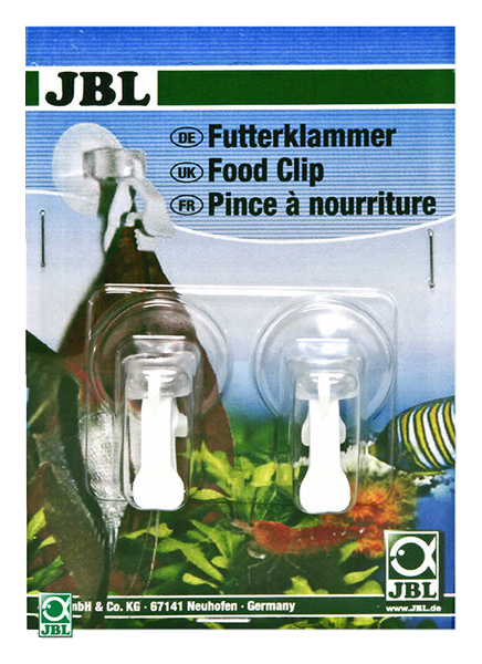 фото Универсальный держатель для корма с присоской jbl food clip, 2 шт