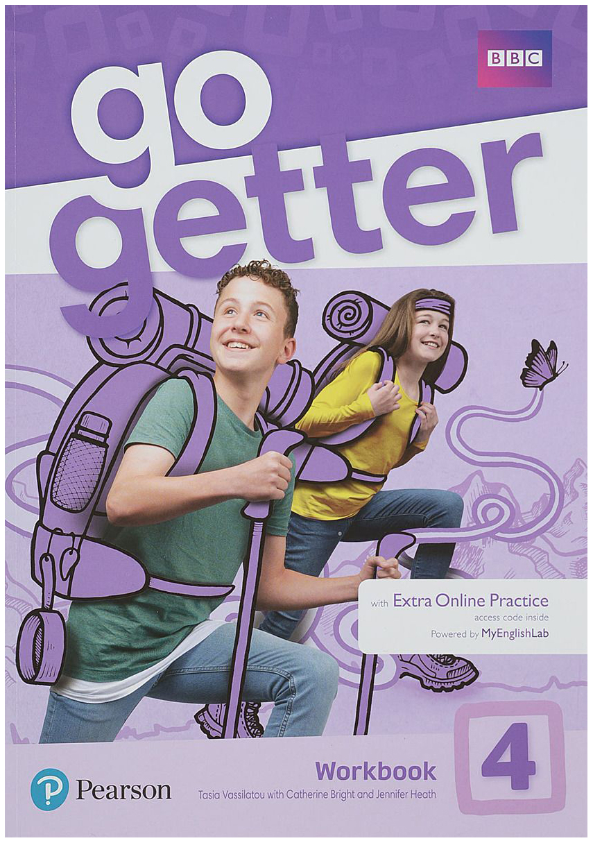 Рабочая тетрадь Pearson Vassilatou Tasia "GoGetter 4. Workbook with Extra Online Practice"
Рабочая тетрадь Pearson Vassilatou Tasia "GoGetter 4. Workbook with Extra Online Practice"