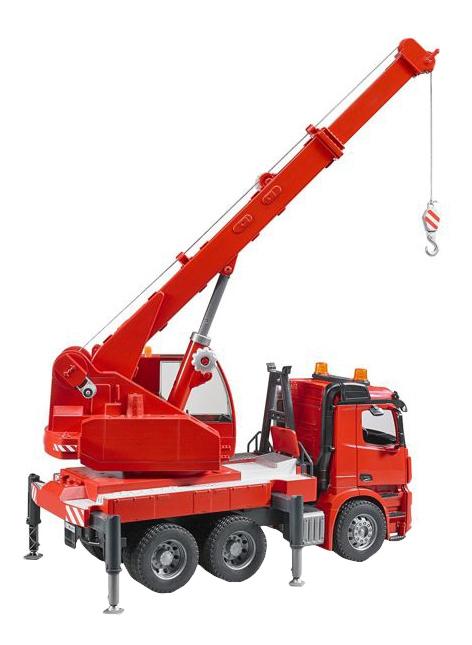 Автокран Bruder Mercedes-Benz arocs с модулем со световыми и звуковыми эффектами, красный
Автокран Bruder Mercedes-Benz arocs с модулем со световыми и звуковыми эффектами, красный