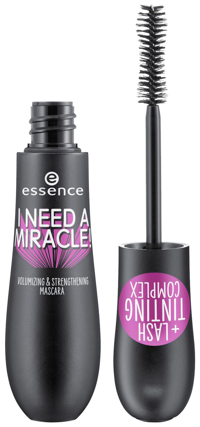 Тушь для ресниц essence I need a miracle! Volumizing & strengthening 01 Black 16 мл
Тушь для ресниц essence I need a miracle! Volumizing & strengthening 01 Black 16 мл