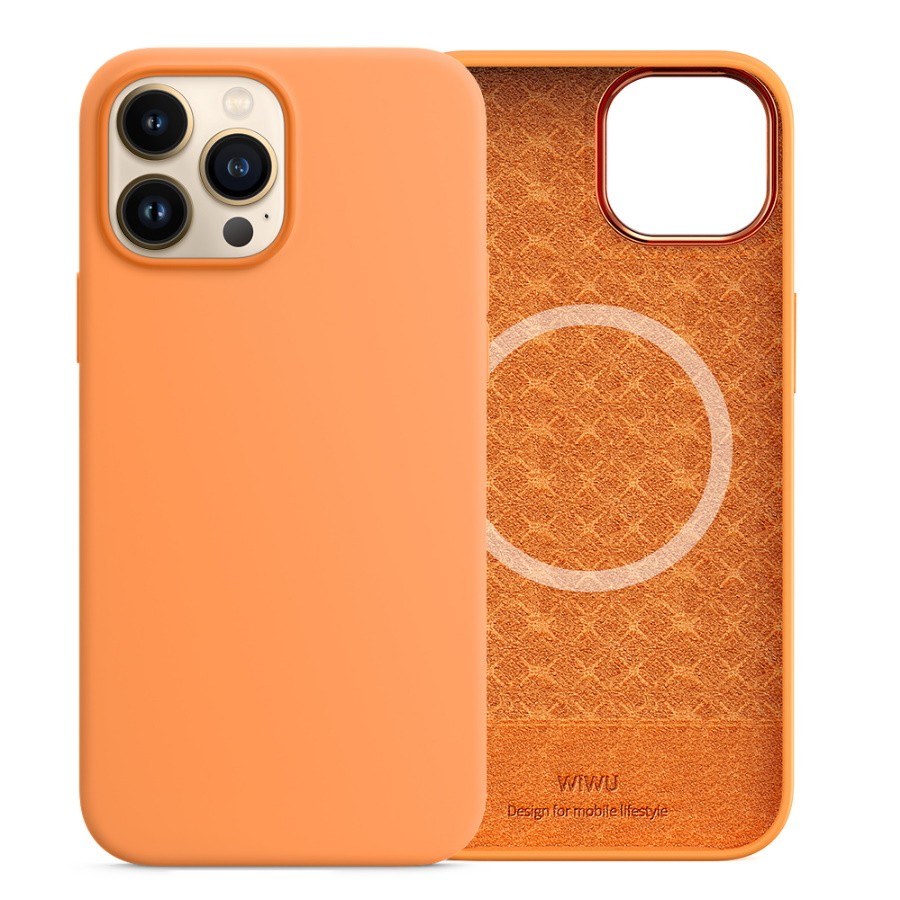 Чехол WiWU Magnetic Silicone Phone Case для iPhone 13 Pro Max 6.7inch Marigold, Оранжевый
Чехол WiWU Magnetic Silicone Phone Case для iPhone 13 Pro Max 6.7inch Marigold, Оранжевый