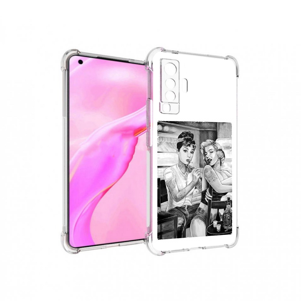 Чехол MyPads Tocco для Vivo X50 тату мастер (PT226969.391.637), Прозрачный, Tocco 
Чехол MyPads Tocco для Vivo X50 тату мастер (PT226969.391.637), Прозрачный, Tocco