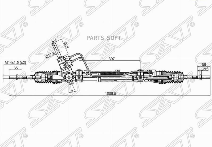 SAT ST-6001 547 608 Рейка рулевая LOGAN/SANDERO 05-/ALMERA G15 11-/LARGUS LHD с ГУР 1шт
SAT ST-6001 547 608 Рейка рулевая LOGAN/SANDERO 05-/ALMERA G15 11-/LARGUS LHD с ГУР 1шт