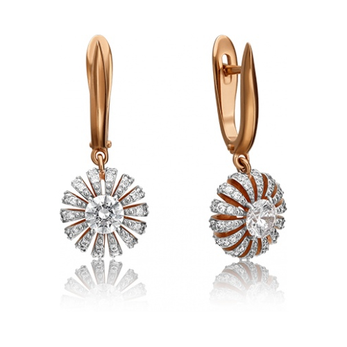 Серьги из красного золота с фианитом PLATINA jewelry 02-3505-00-501-1110-38, 02-3505-00-501-1110-38
Серьги из красного золота с фианитом PLATINA jewelry 02-3505-00-501-1110-38, 02-3505-00-501-1110-38