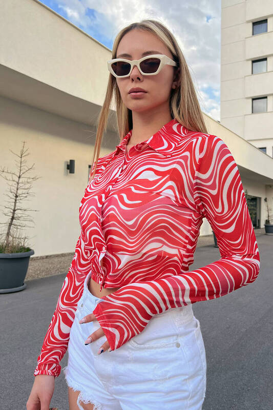 Рубашка женская Zechka zck0478-003 красная L (доставка из-за рубежа), zck0478-003 
Рубашка женская Zechka zck0478-003 красная L (доставка из-за рубежа), zck0478-003