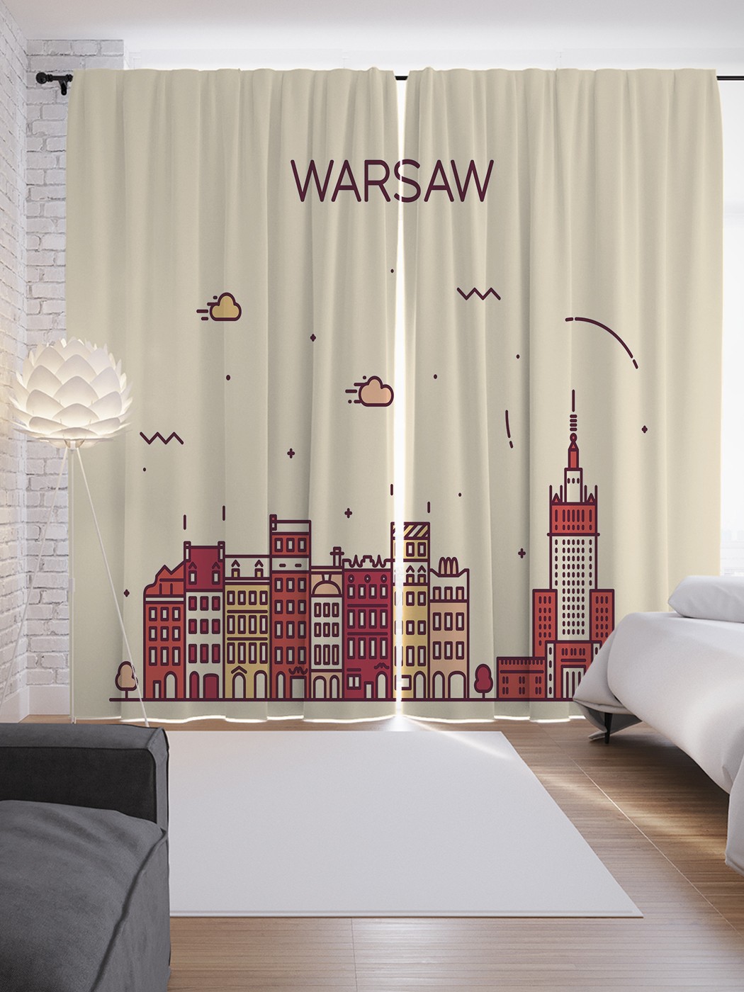 Шторы с фотопечатью JoyArty "Варшавский пейзаж" из сатена, 290х265 см, Варшавский пейзаж
Шторы с фотопечатью JoyArty "Варшавский пейзаж" из сатена, 290х265 см, Варшавский пейзаж