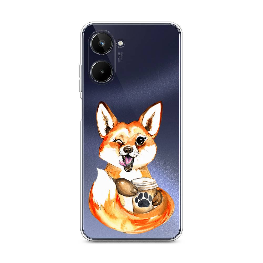 Чехол на Realme 10 4G "Подмигивающая лиса с кофе", Оранжевый;белый;коричневый, 2512150-4
Чехол на Realme 10 4G "Подмигивающая лиса с кофе", Оранжевый;белый;коричневый, 2512150-4