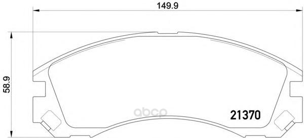 Колодки тормозные дисковые передн CITROEN: C-CROSSER 07-, MITSUBISHI: OUTLANDER 03-, SPAC
Колодки тормозные дисковые передн CITROEN: C-CROSSER 07-, MITSUBISHI: OUTLANDER 03-, SPAC