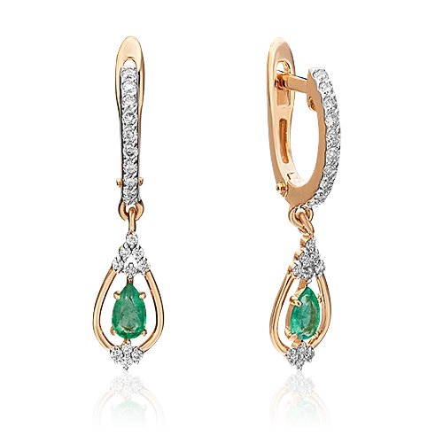 Серьги из красного золота с изумрудом/бриллиантом PLATINA jewelry 02-0826-00-106-1110-30, 02-0826-00-106-1110-30
Серьги из красного золота с изумрудом/бриллиантом PLATINA jewelry 02-0826-00-106-1110-30, 02-0826-00-106-1110-30