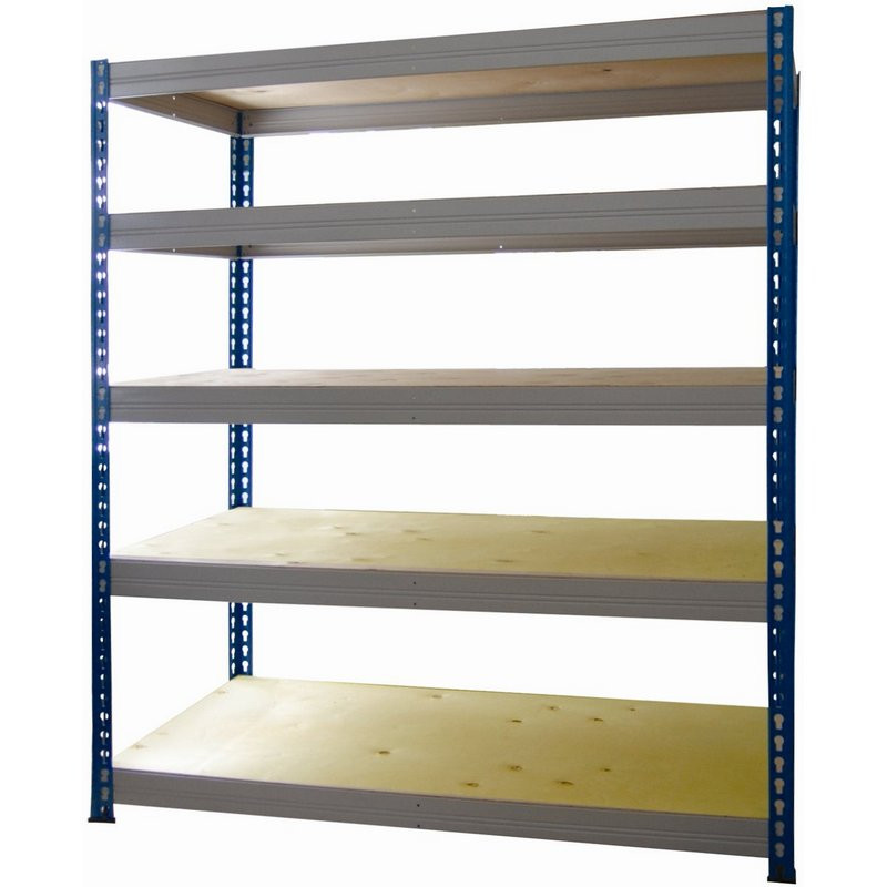 фото Стеллаж металлический mz_мкф18615-2.5 груз. 5 полок 1830х610х2500 noname