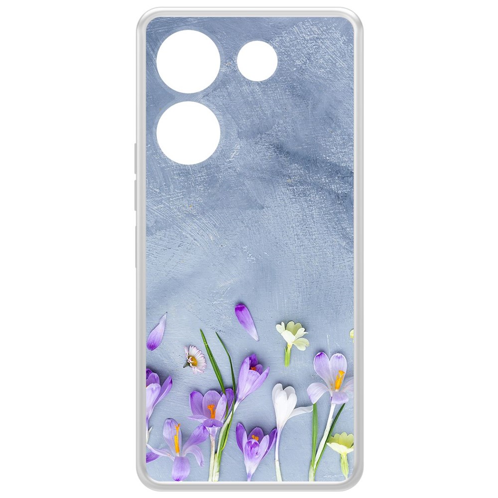 Чехол-накладка Krutoff Clear Case Цветочное настроение для TECNO Camon 20 Pro, Прозрачный
Чехол-накладка Krutoff Clear Case Цветочное настроение для TECNO Camon 20 Pro, Прозрачный
