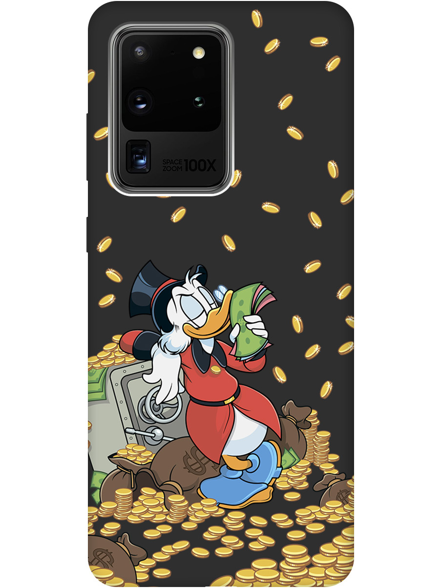 Силиконовый чехол на Samsung Galaxy S20 Ultra с принтом "Скрудж и сейф" матовый черный, Черный;белый;красный, 722628671
Силиконовый чехол на Samsung Galaxy S20 Ultra с принтом "Скрудж и сейф" матовый черный, Черный;белый;красный, 722628671