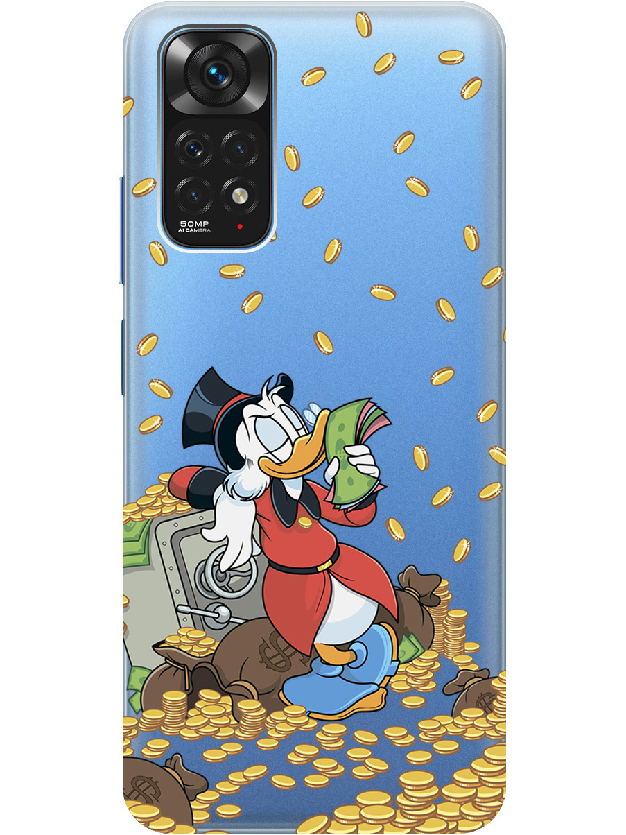 Силиконовый чехол на Xiaomi Redmi Note 11 / Note 11S с принтом "Скрудж и сейф" прозрачный, Белый;красный;прозрачный, 735250271
Силиконовый чехол на Xiaomi Redmi Note 11 / Note 11S с принтом "Скрудж и сейф" прозрачный, Белый;красный;прозрачный, 735250271