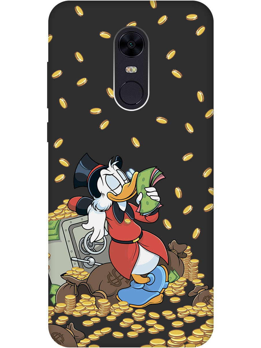 Силиконовый чехол на Xiaomi Redmi 5 Plus с принтом "Скрудж и сейф" матовый черный, Черный;белый;красный, 717097571
Силиконовый чехол на Xiaomi Redmi 5 Plus с принтом "Скрудж и сейф" матовый черный, Черный;белый;красный, 717097571